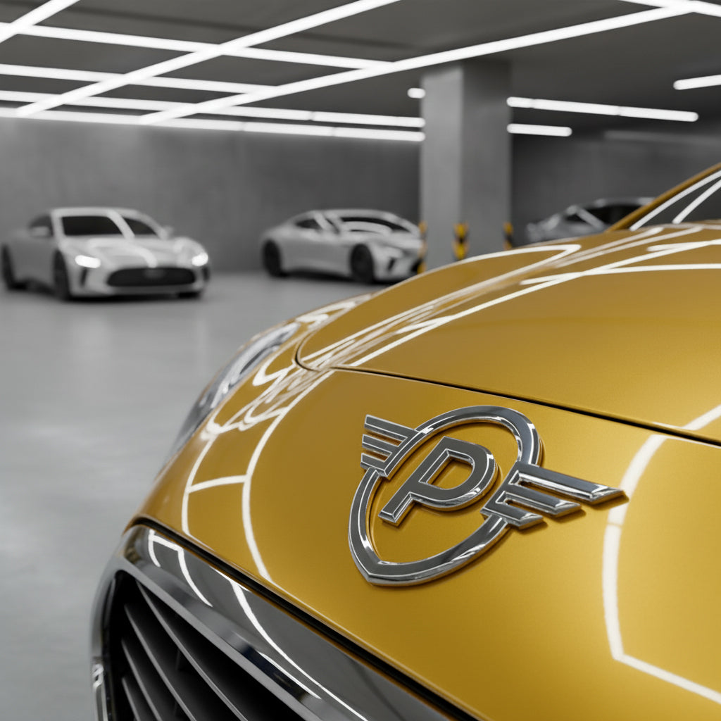 Winged Shield Custom Auto Emblem