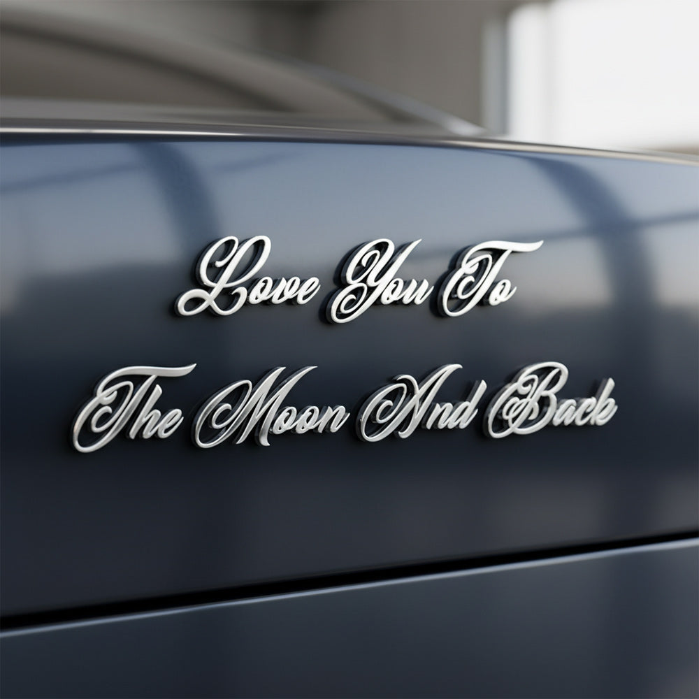 Personalized 3D Metal Car Emblems