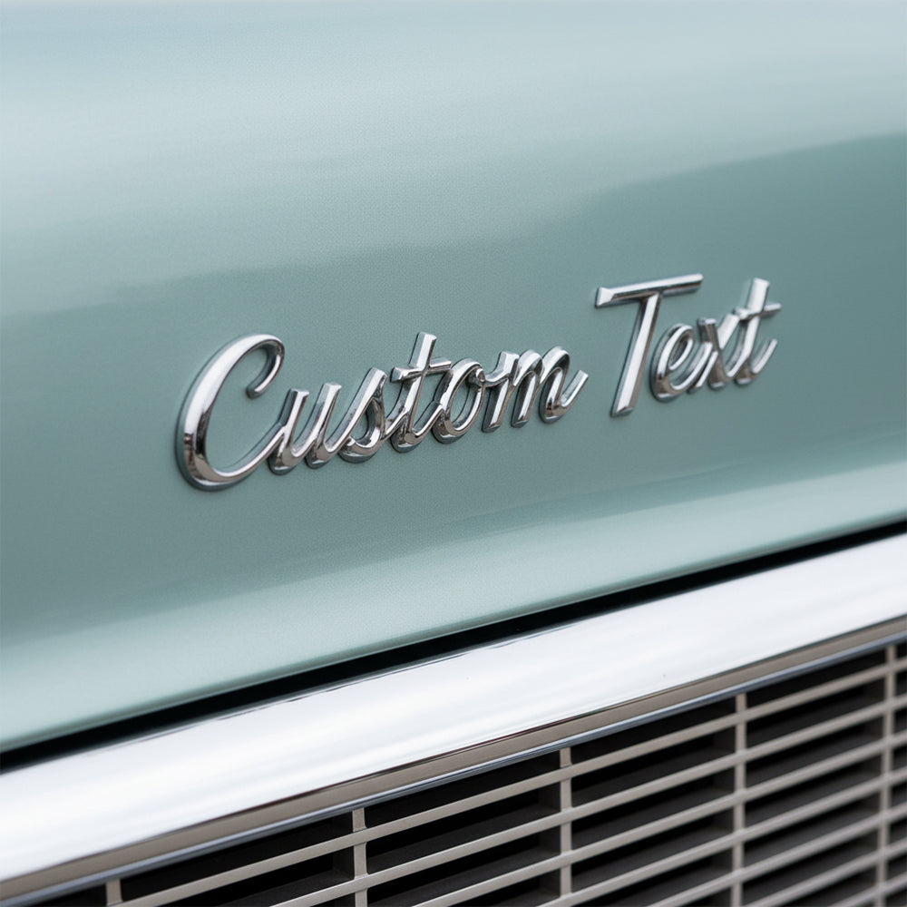 Personalized 3D Metal Car Emblems