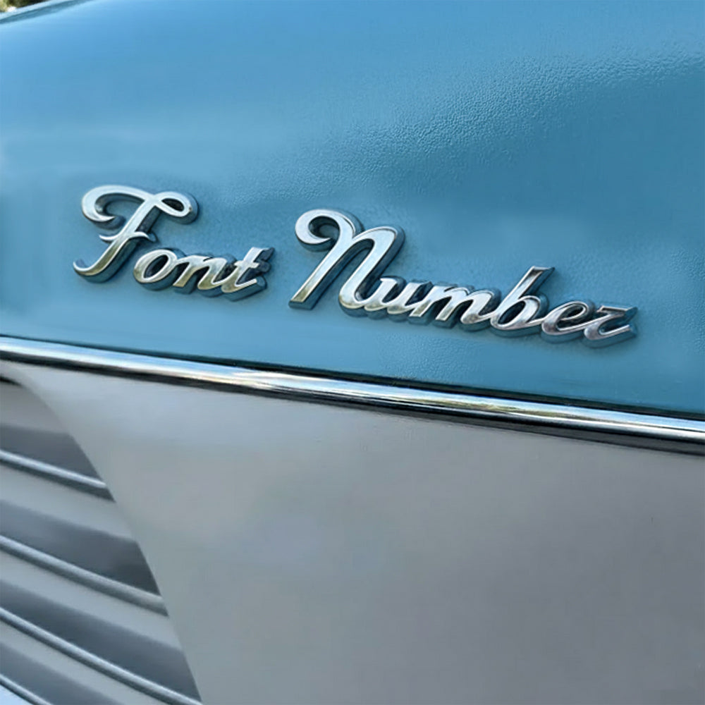 Personalized 3D Metal Car Emblems