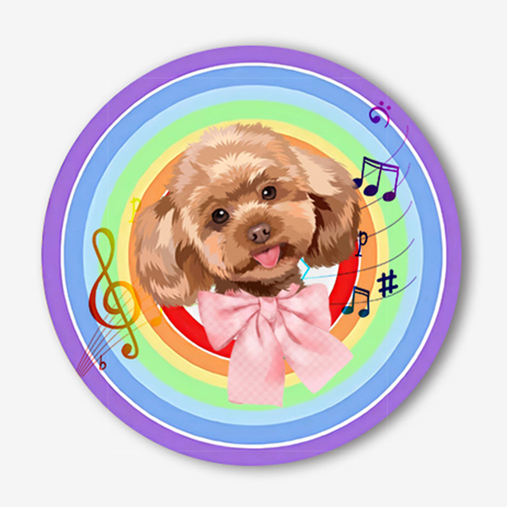 Custom Hand-Drawn Pet Portrait Rug