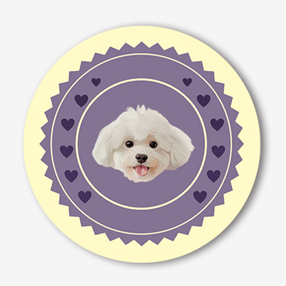 Custom Hand-Drawn Pet Portrait Rug