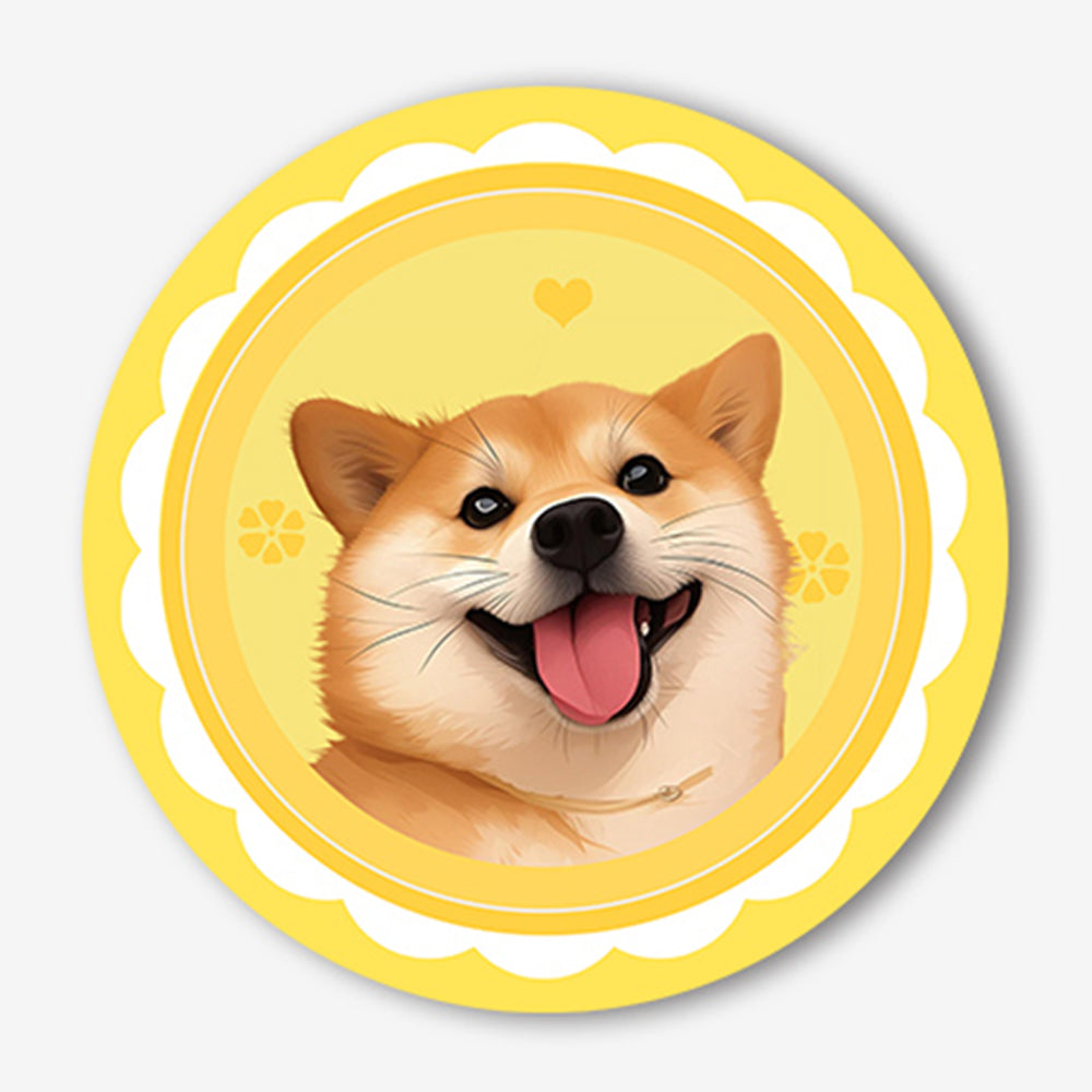 Custom Hand-Drawn Pet Portrait Rug