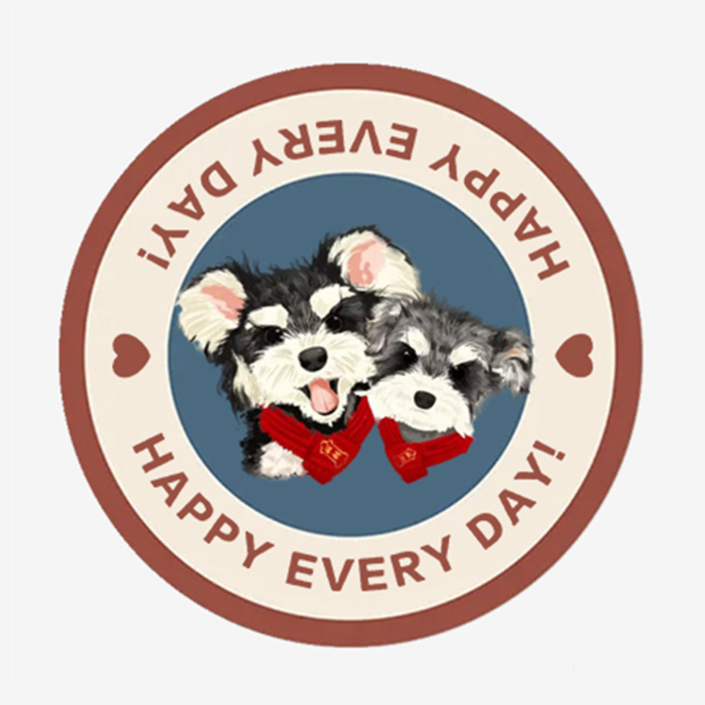 Custom Hand-Drawn Pet Portrait Rug