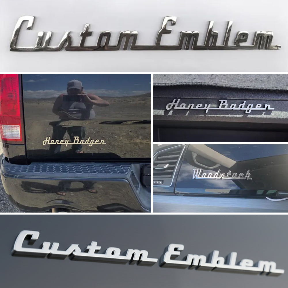Personalized 3D Metal Car Emblems