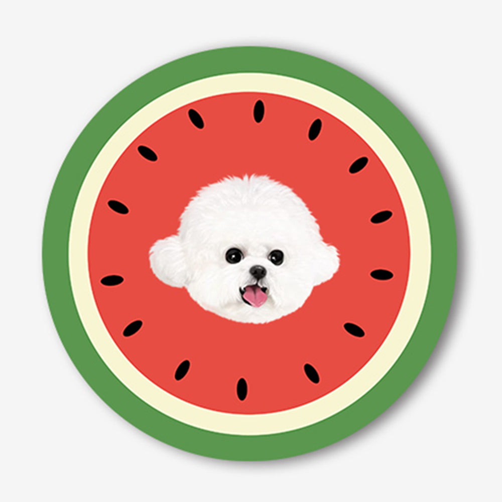 Custom Hand-Drawn Pet Portrait Rug