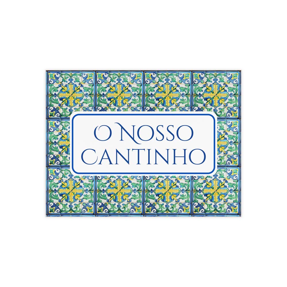 Personalized Ceramic Tile: Portuguese Home Decor, Inspirational Quote