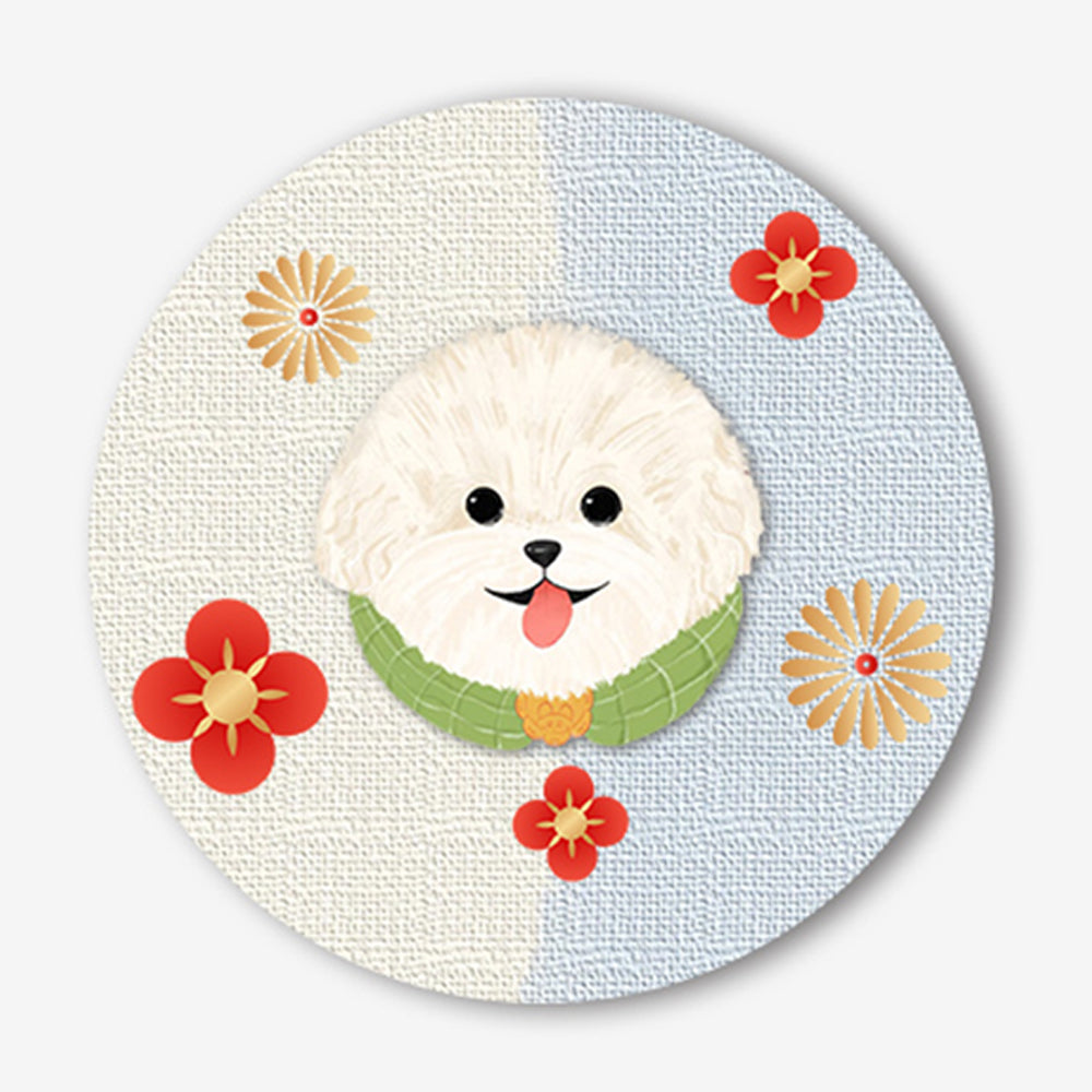 Custom Hand-Drawn Pet Portrait Rug