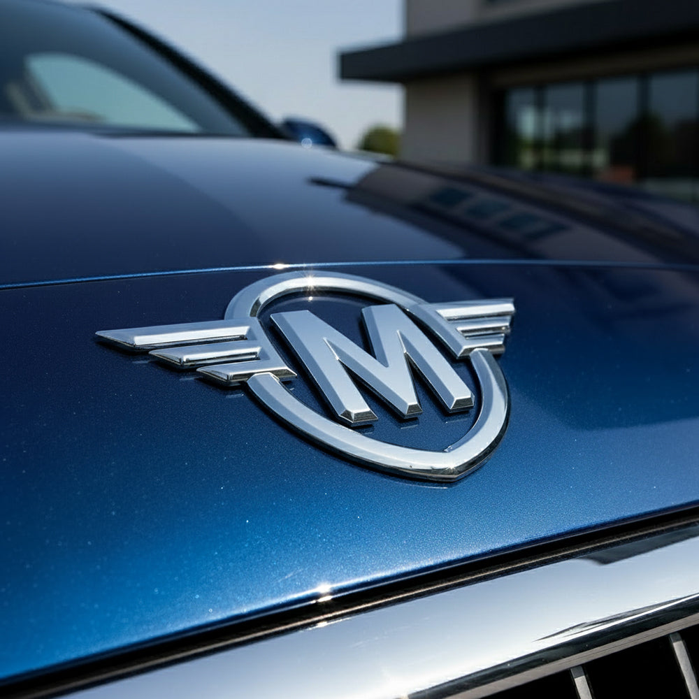 Winged Shield Custom Auto Emblem