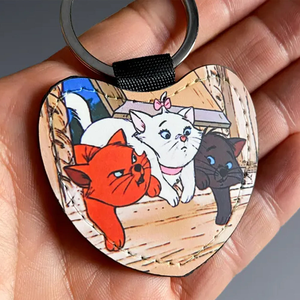 Double Sided Personalized Photo Keychain