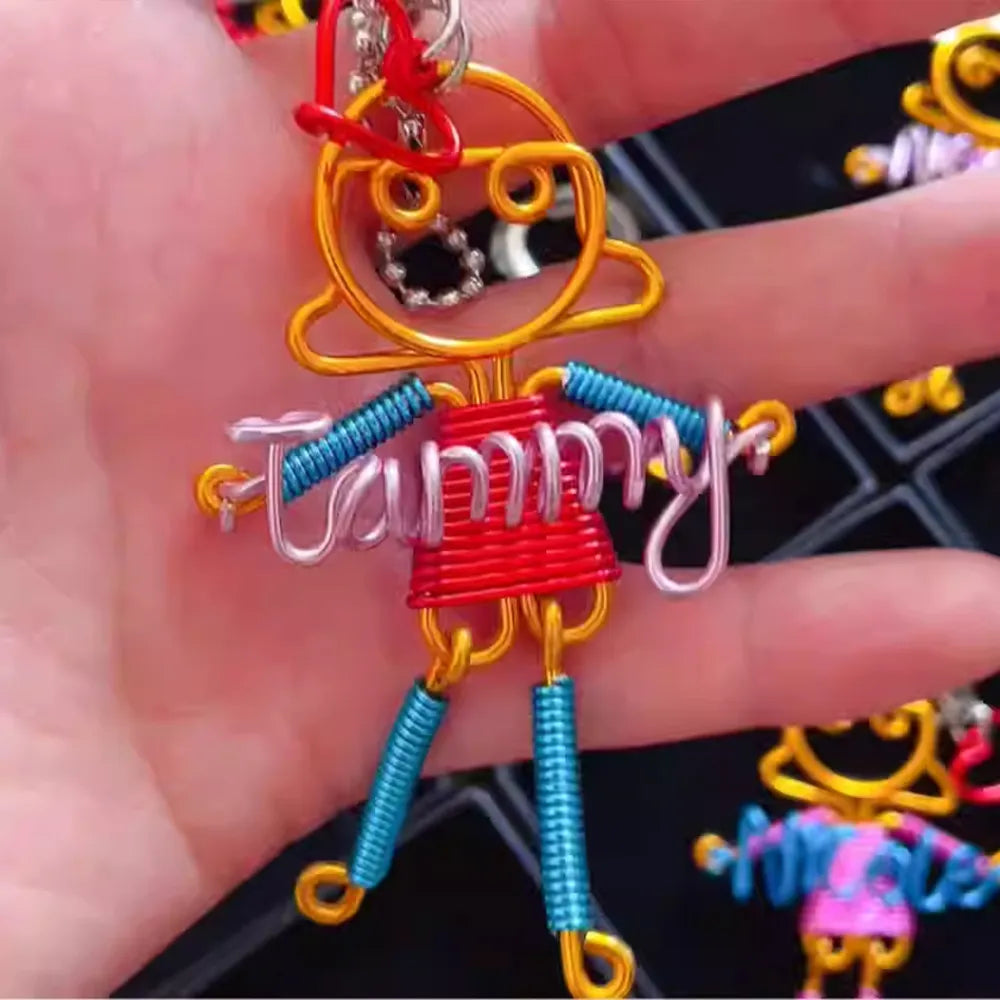 Custom Name Doll Keychain