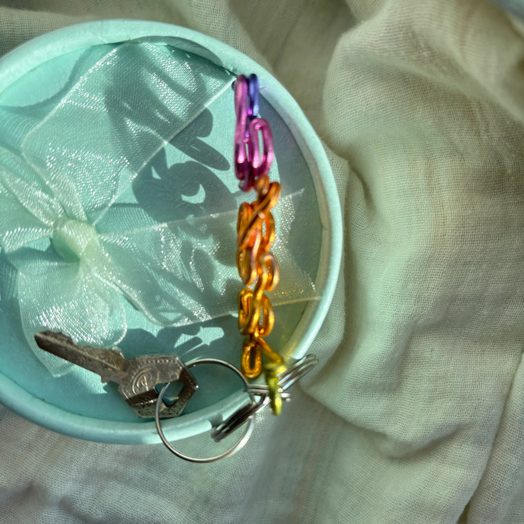 Customized name handmade keychain