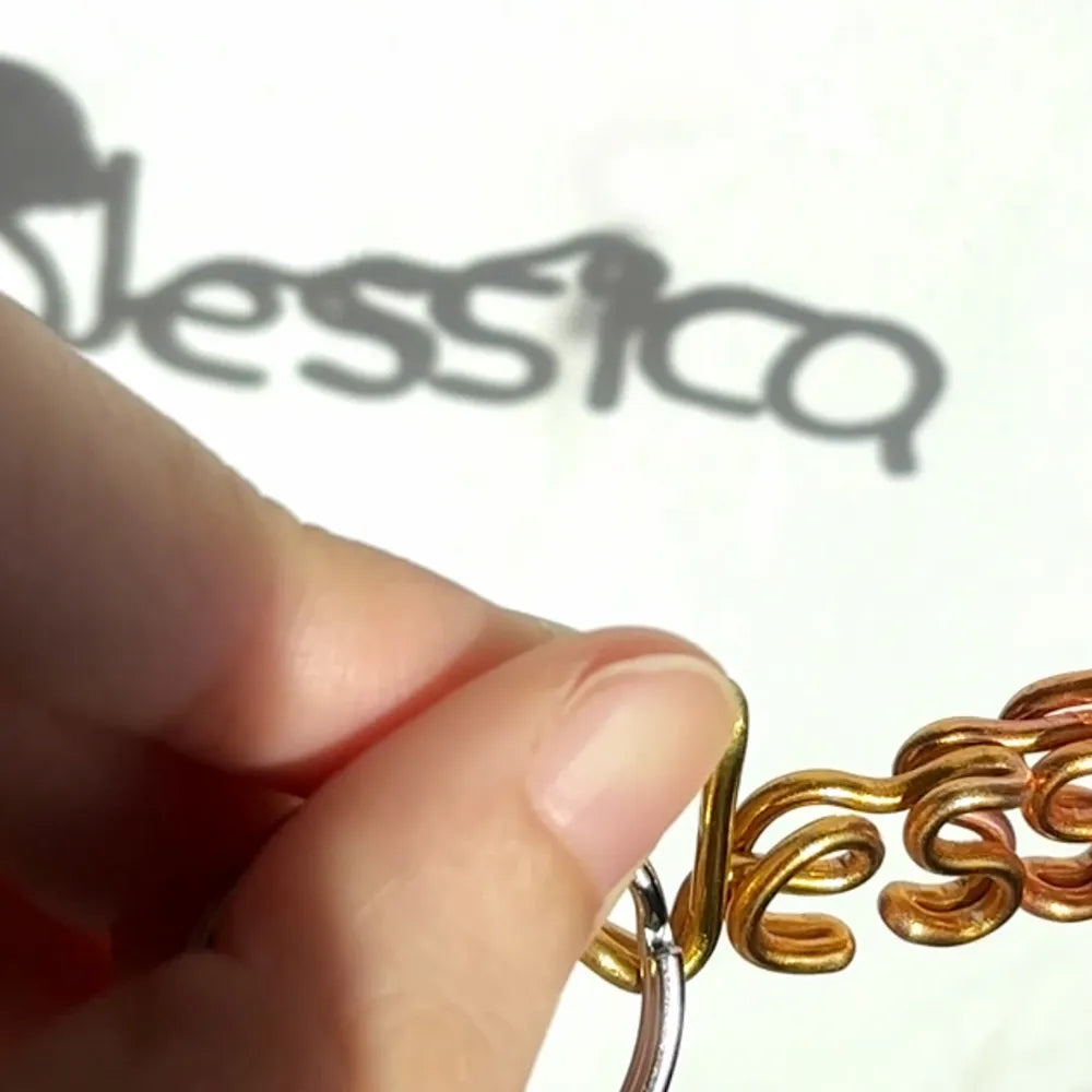 Customized name handmade keychain