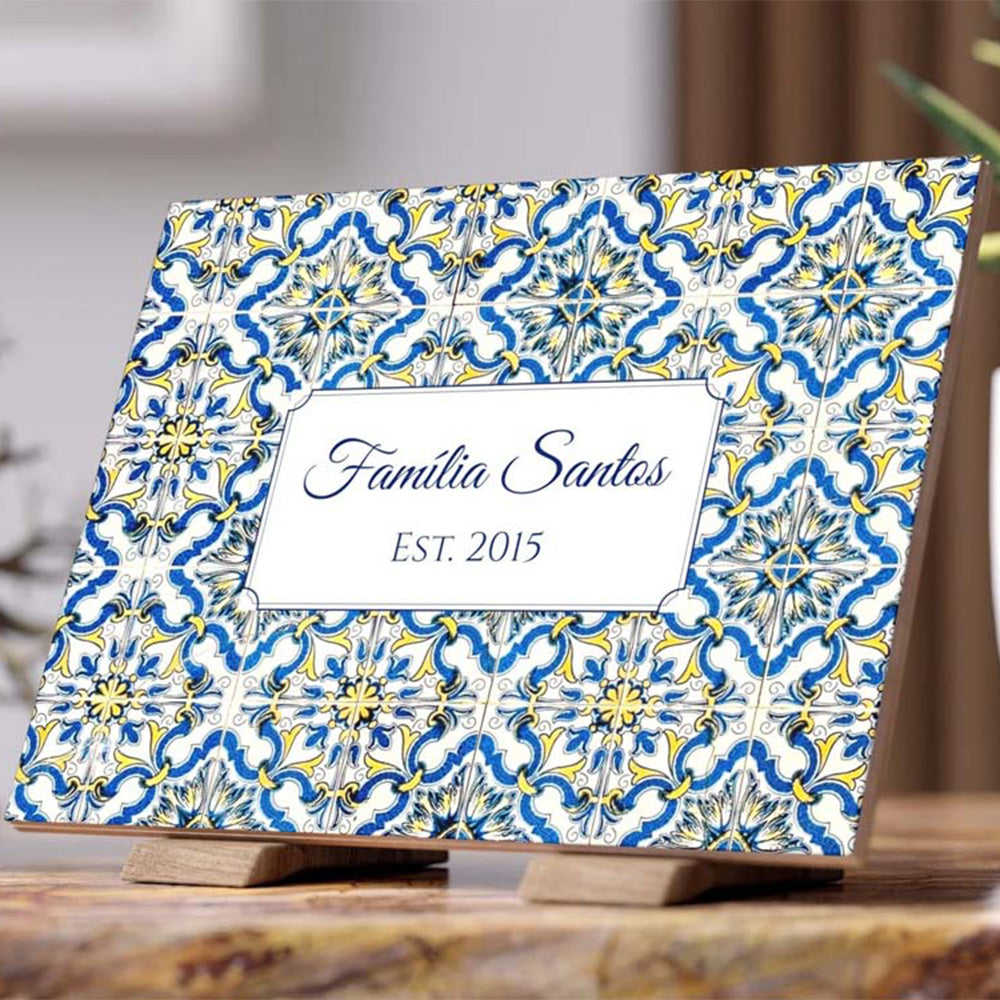 personalized/custom with family name.