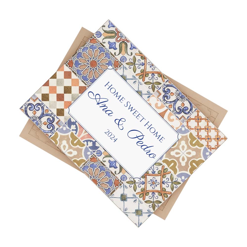 Custom Ceramic Tile Sweet Home Sign