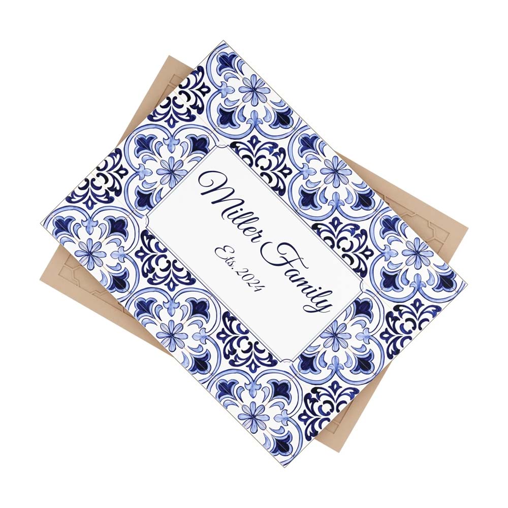 Family Sign Gift, Portugal Pottery, Personalized Tile