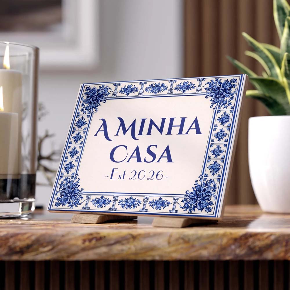 Custom Ceramic Tile - Home Address, Year of Foundation