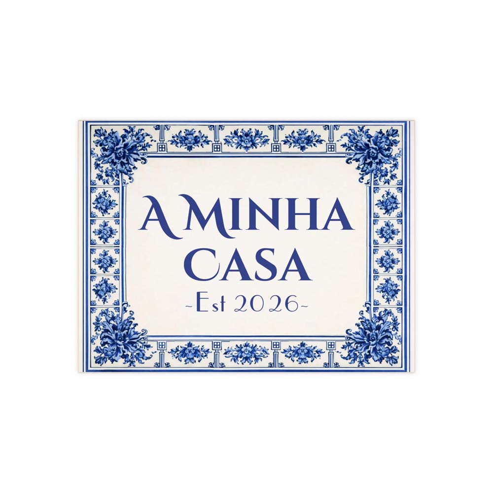 Custom Ceramic Tile - Home Address, Year of Foundation