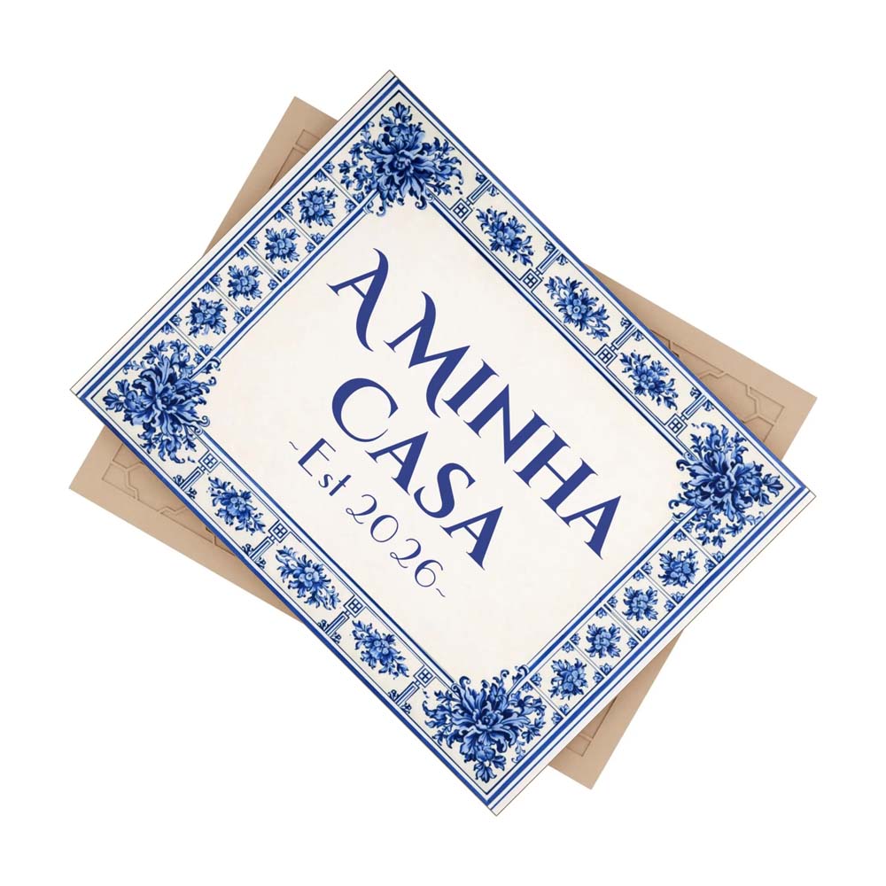 Custom Ceramic Tile - Home Address, Year of Foundation