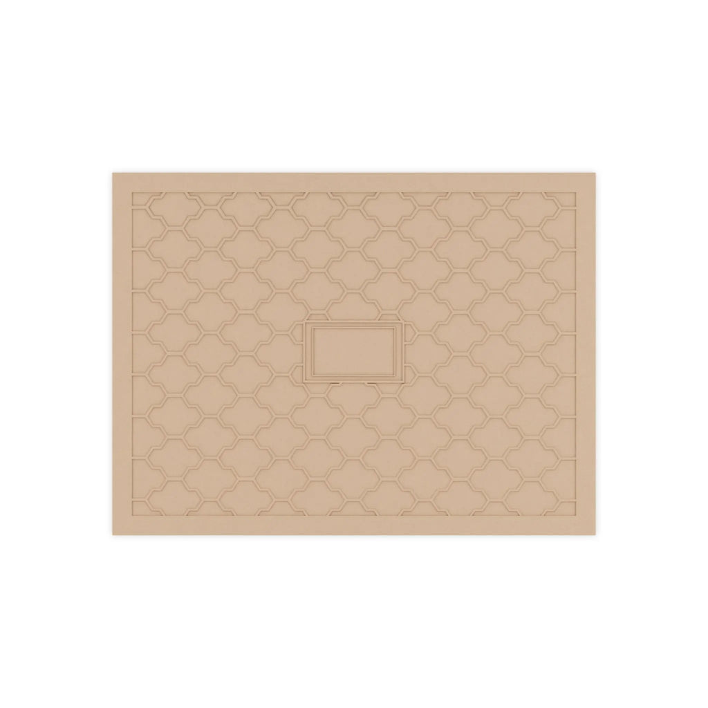 Customizable Ceramic Tile - Festive Mediterranean Motif