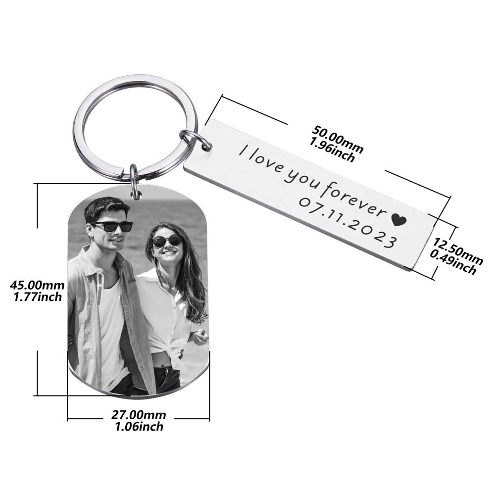 Personalized Photo Keychain