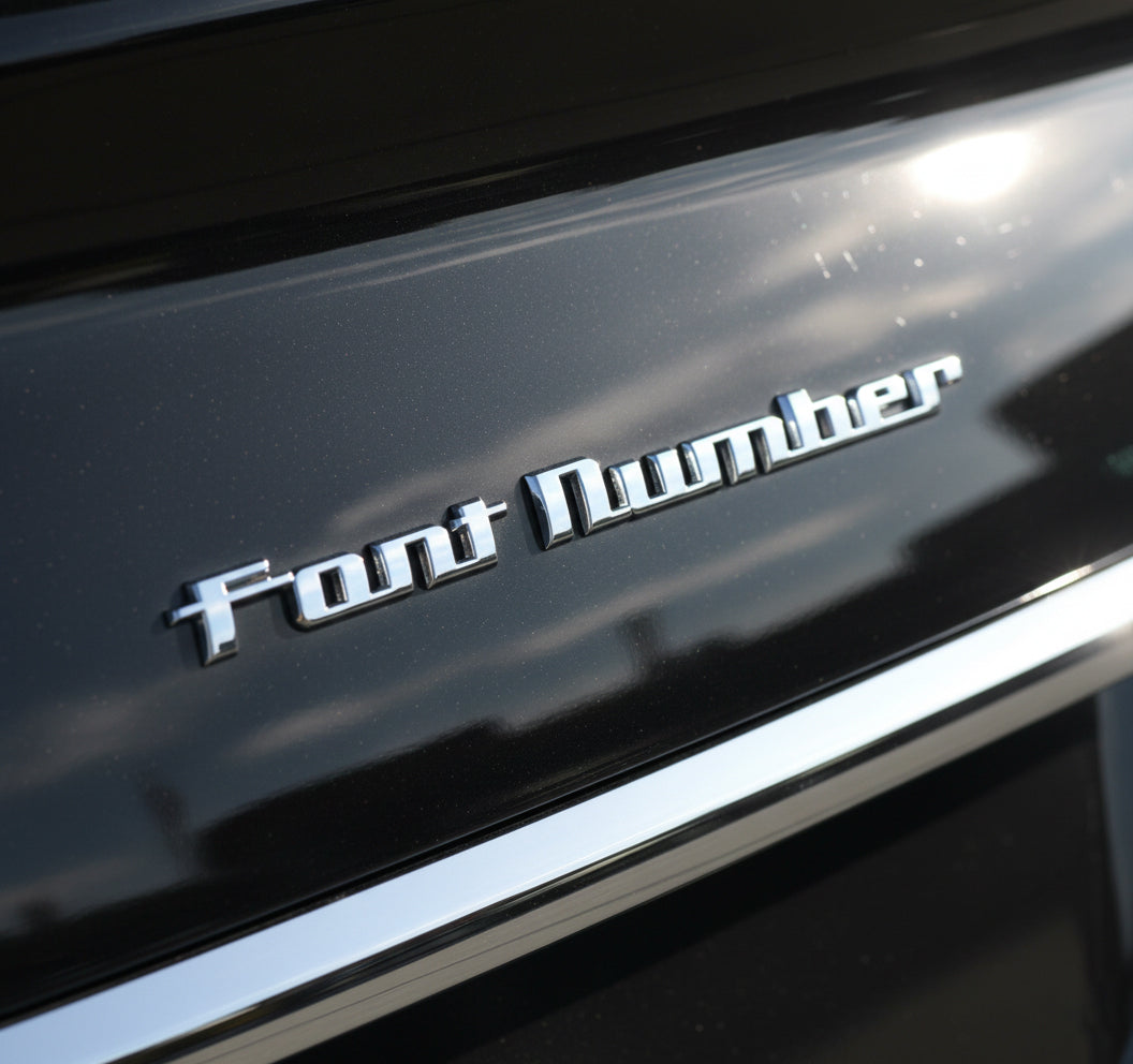 Personalized 3D Metal Car Emblems