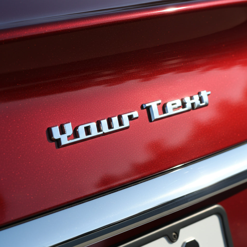 Personalized 3D Metal Car Emblems