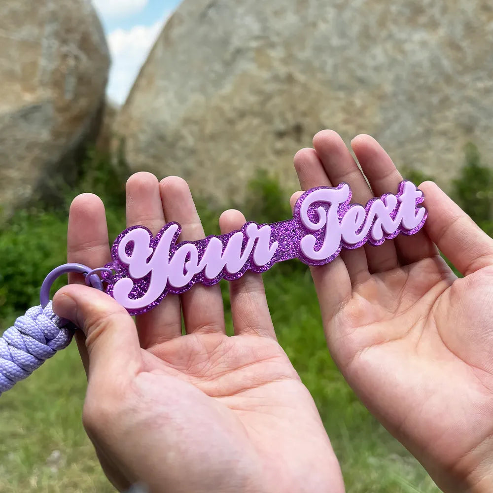 Personalized Acrylic DIY Keychain