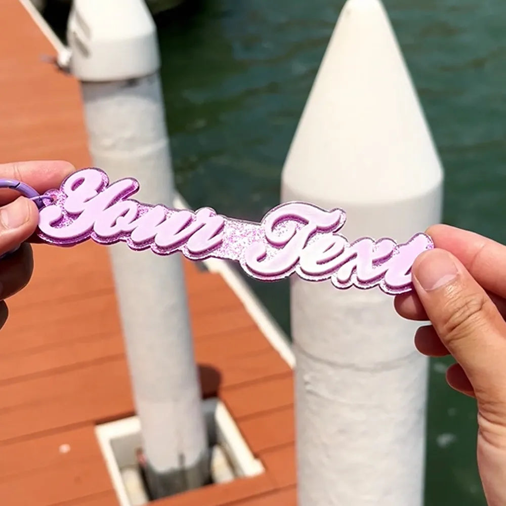 Personalized Acrylic DIY Keychain