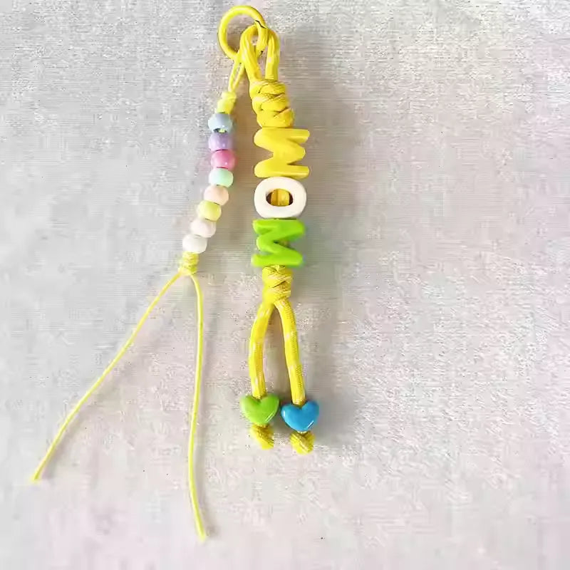 Colorful Lettered Friendship Bracelets