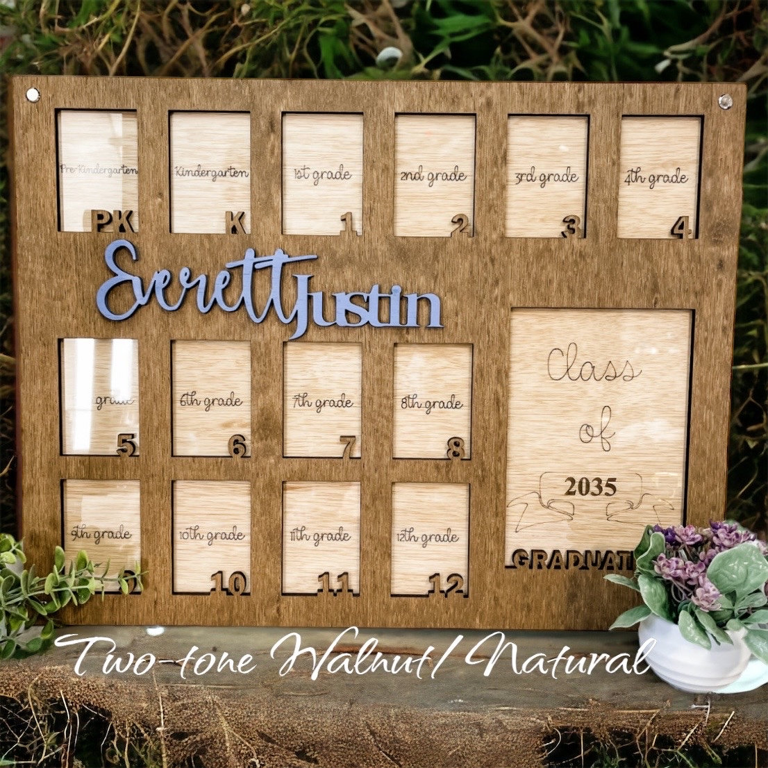 Personalized K-12 School Photo Frame