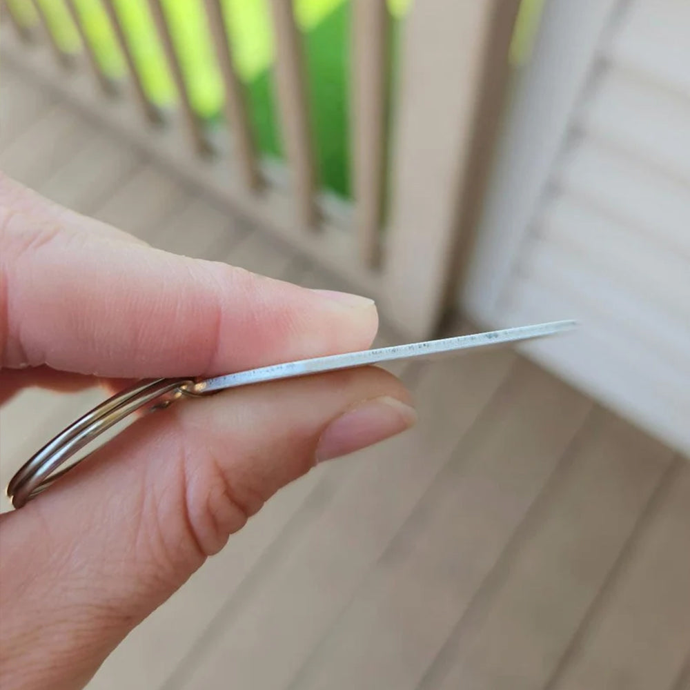 Doppelseitiger Foto-Schlüsselanhänger